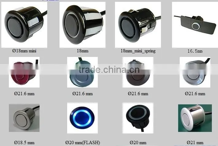 Shenzhen rearview mirror car monitor with 7 tft lcd touch screen parking sensor
