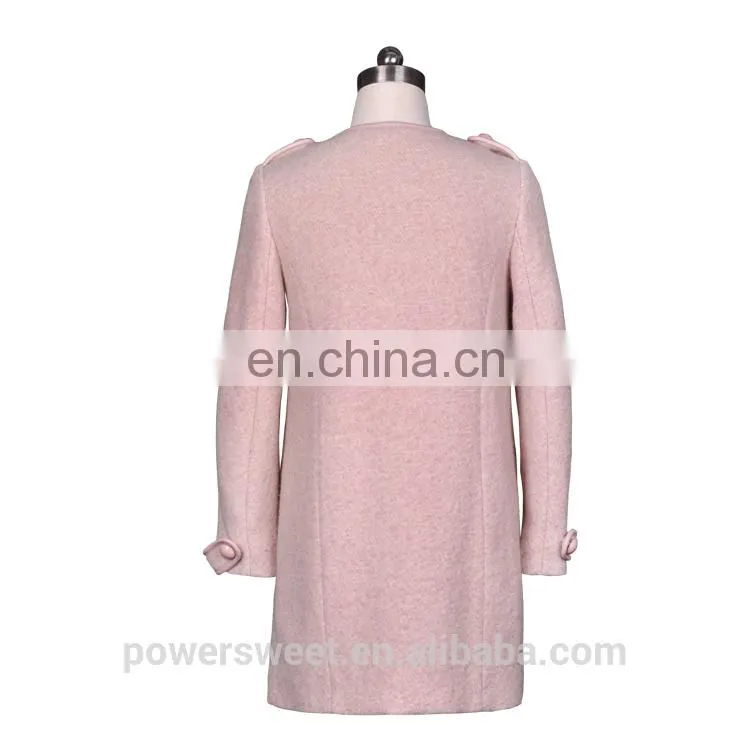 Korean Fashion Medium Long Winter Coat For Women