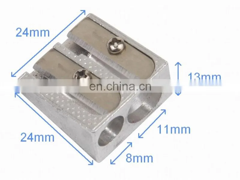 office stationery colorful double blade pencil sharpener