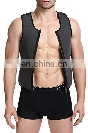 Gym Mens Weight Loss Shapewear Neoprene Slimming Vest Sweat Sauna Suits