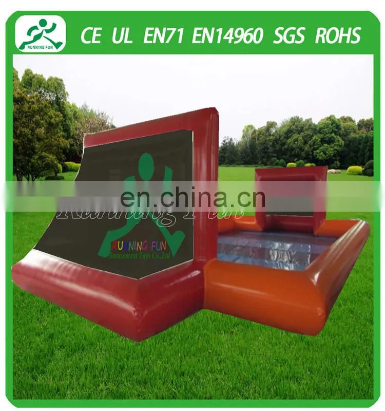 New design airtight inflatable soap soccer fielda, inflatable soap football field, inflatable water soccer field