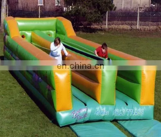 Big jumping inflatable basketball bungee run for sale