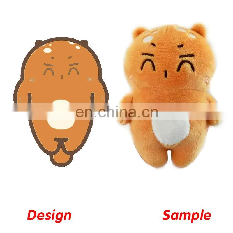 New design gift customized cute plush stuffed animal toy doll for crane machine
