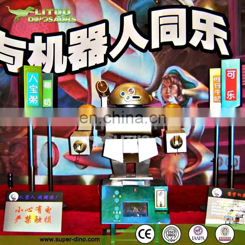 Museum Exhibition Robot of Play the Electronic Piano Robot