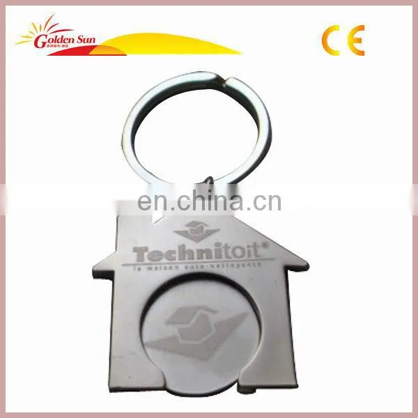Hot Selling Plain Leather Keychain