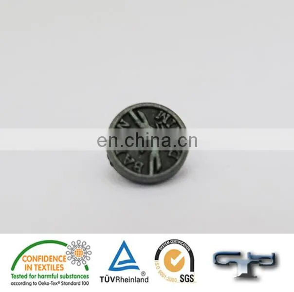 Customized trouser sweater buttons metal fashion jeans button