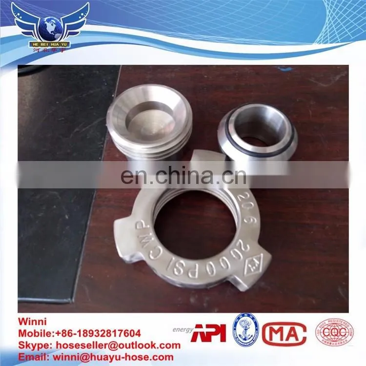 China factory FMC weco FIG 206 NPT thread hammer union