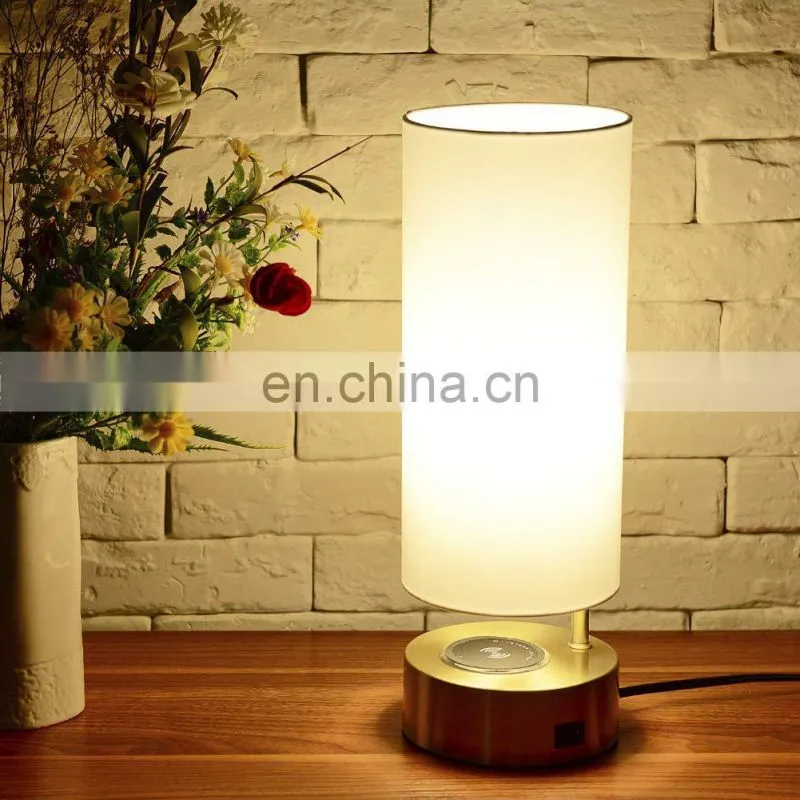 Post-modern minimalist dimming hotel desk lamp bedside personality bedroom wireless charging USB charging lamp