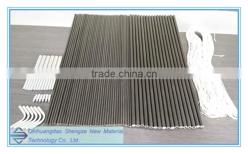 FRP tent poles, folding fiberglass tent pole, tent frame