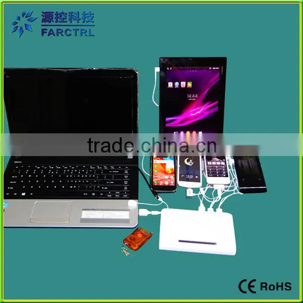 Alarming Security Display Host 6 Port Usb Hub For Phone And Tablet
