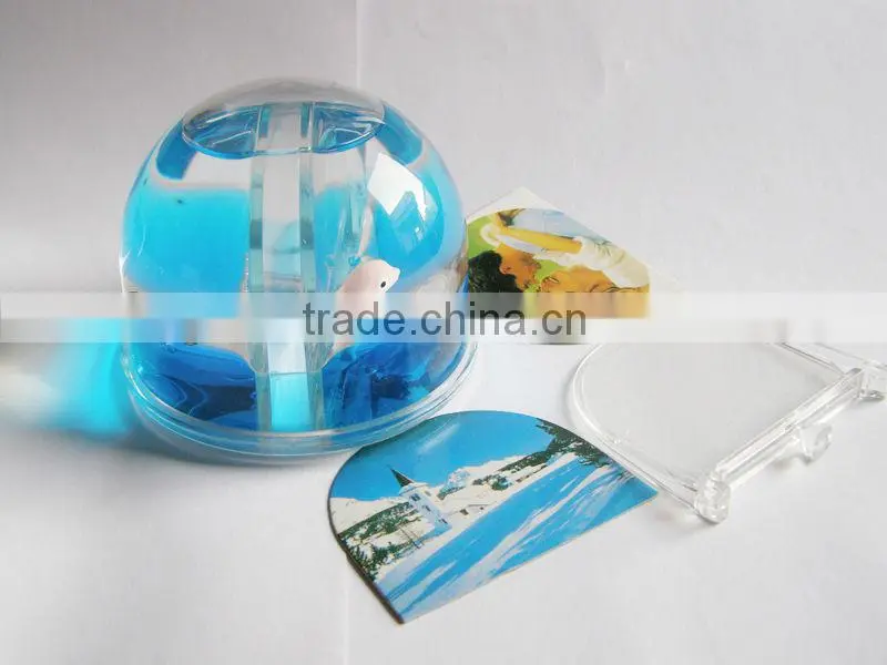 Promotional Photo Frame Love Water Dome, Snow Globe