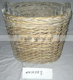 natural wicker firewood baskets quality good