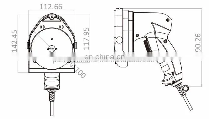 KS-100E Electric Doner Kebab Cutting machine