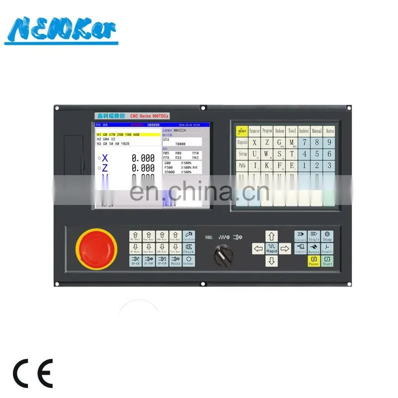NEWker CNC Controller 4 Axis CNC Controller With Big Panel Control Machine Tool Spindle