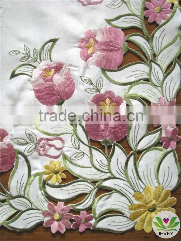 Fantastic Emroidery Table Cloth Satin Table Cloth Wholesale Tablecloth Wedding Tablecloth