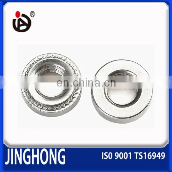 Hot Sale JINGHONG Press Rivet Nut Stainless Steel 304 Round Rivnut Self-Clinching Insert Nutsert Nuts