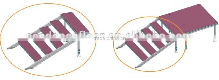 aluminum stage , folding outdoor concert stage, light stage for sale