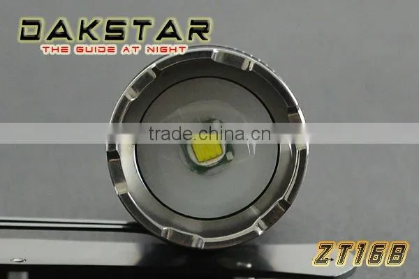 DAKSTAR ZT16B 1030LM CREE XML T6 18650 Aluminum rechargeable LED highpower Focusing Zoom Torch
