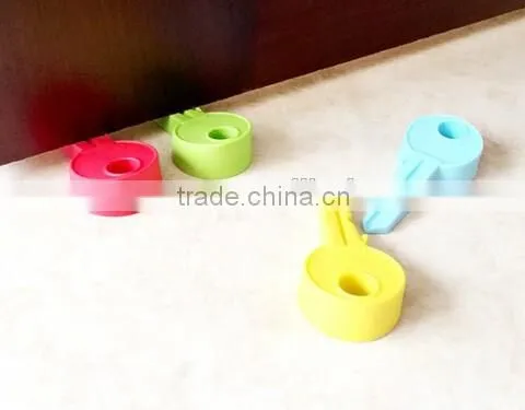 Wholesale High Quality Key Shaped Customed Silicone Door stops