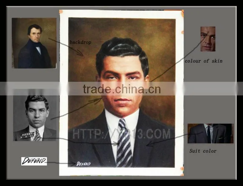 portrait painting reproduction from photo copy photo into paintings