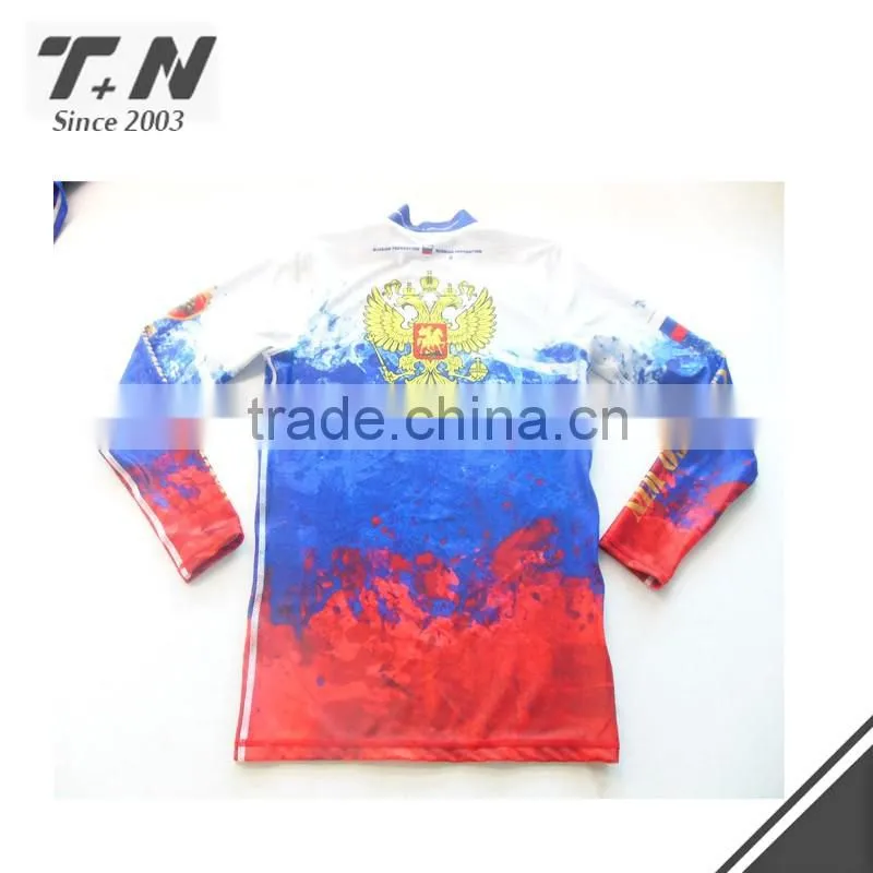 Wholesale Custom Sublimation Printed Long Sleeve Gym Compression Tights