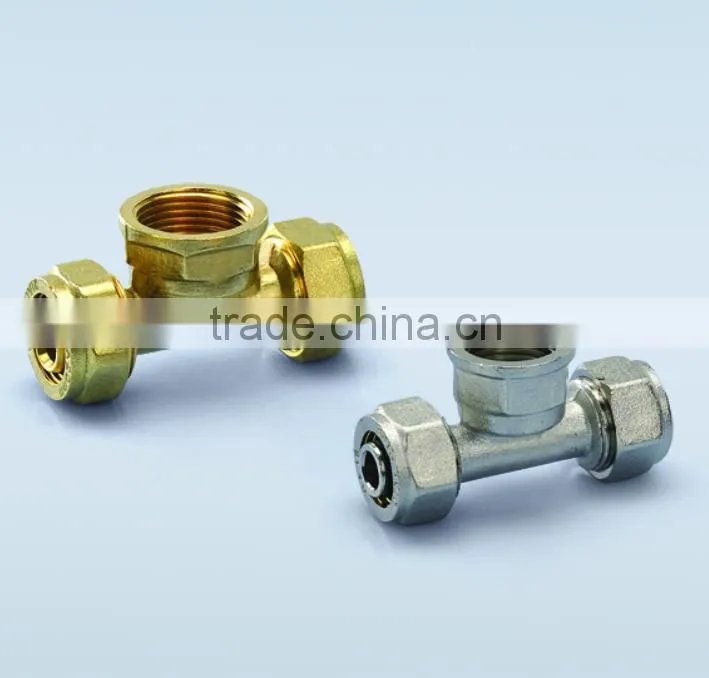 pex-al-pex pipe brass female tee