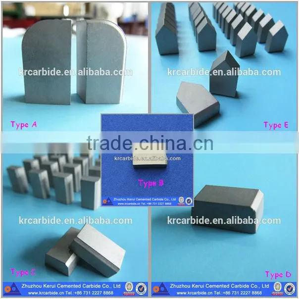 yg6 carbide insert cutter brazing tips for wood cutter