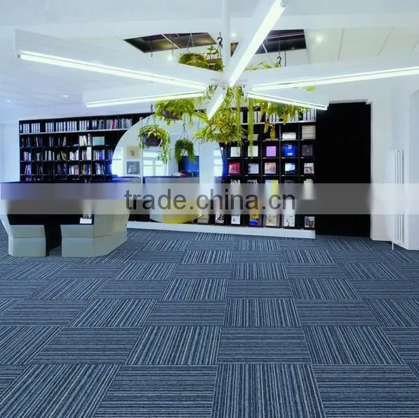 cut pile striped wall to wall carpet