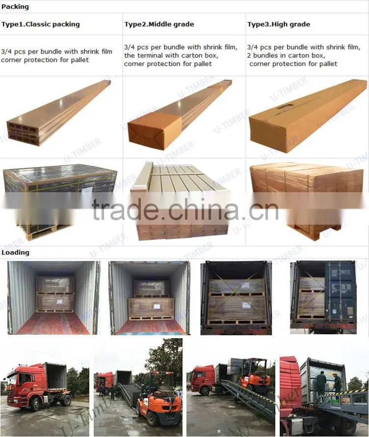 Quality satisfied WPC solid outdoor wood floor