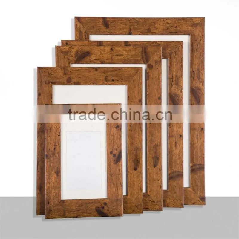 JC Antique Wooden Wedding Decoration Plastic Photo Frame