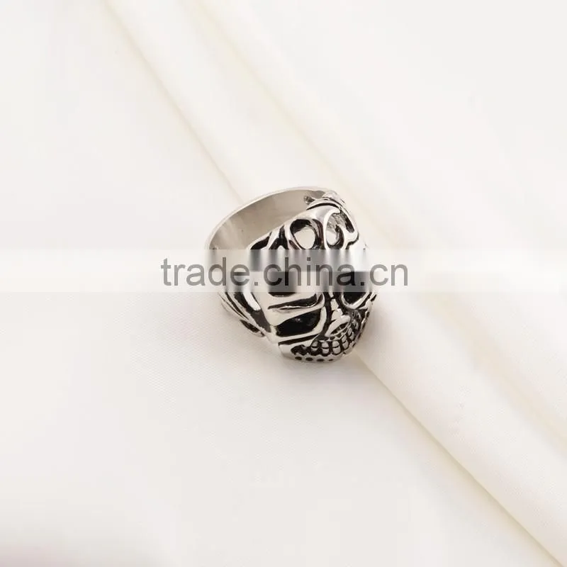 Wholesale new products 2016 indian punk jewelry skull ring ARJZ-01473