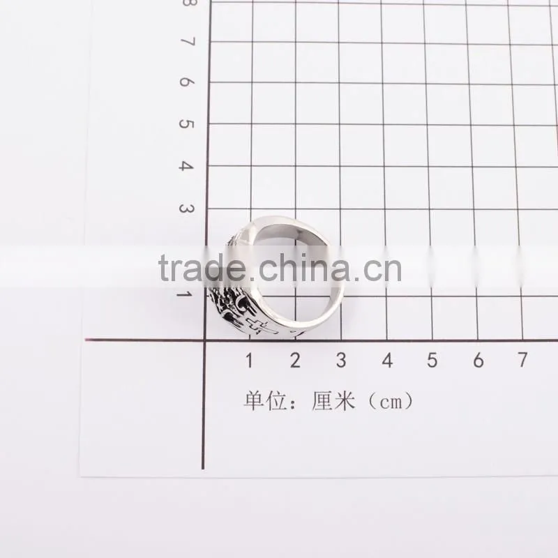 High Quality 316L Stainless Steel Material New Silver Ring Models For Men