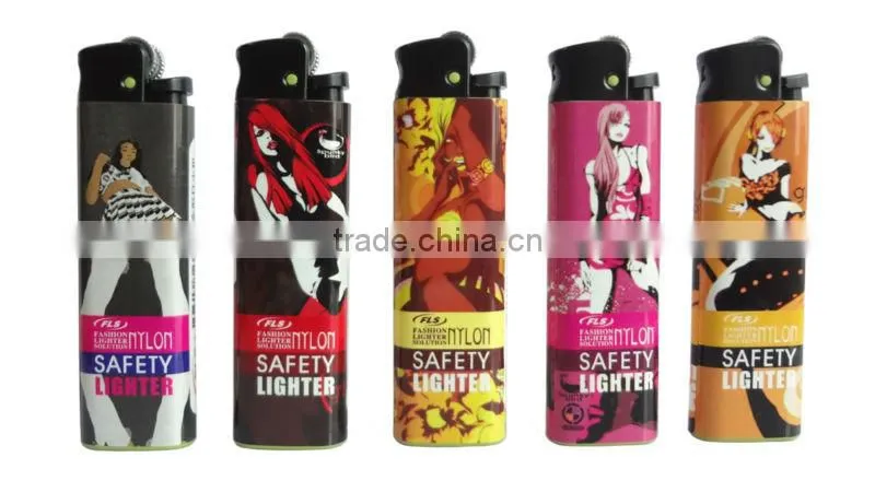 good quality nylon material explosion-proof classical flint disposable cigar lighter