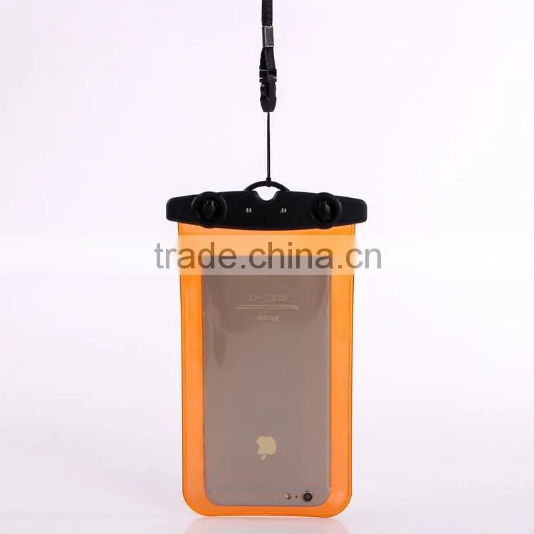 Waterproof floating cases orange color