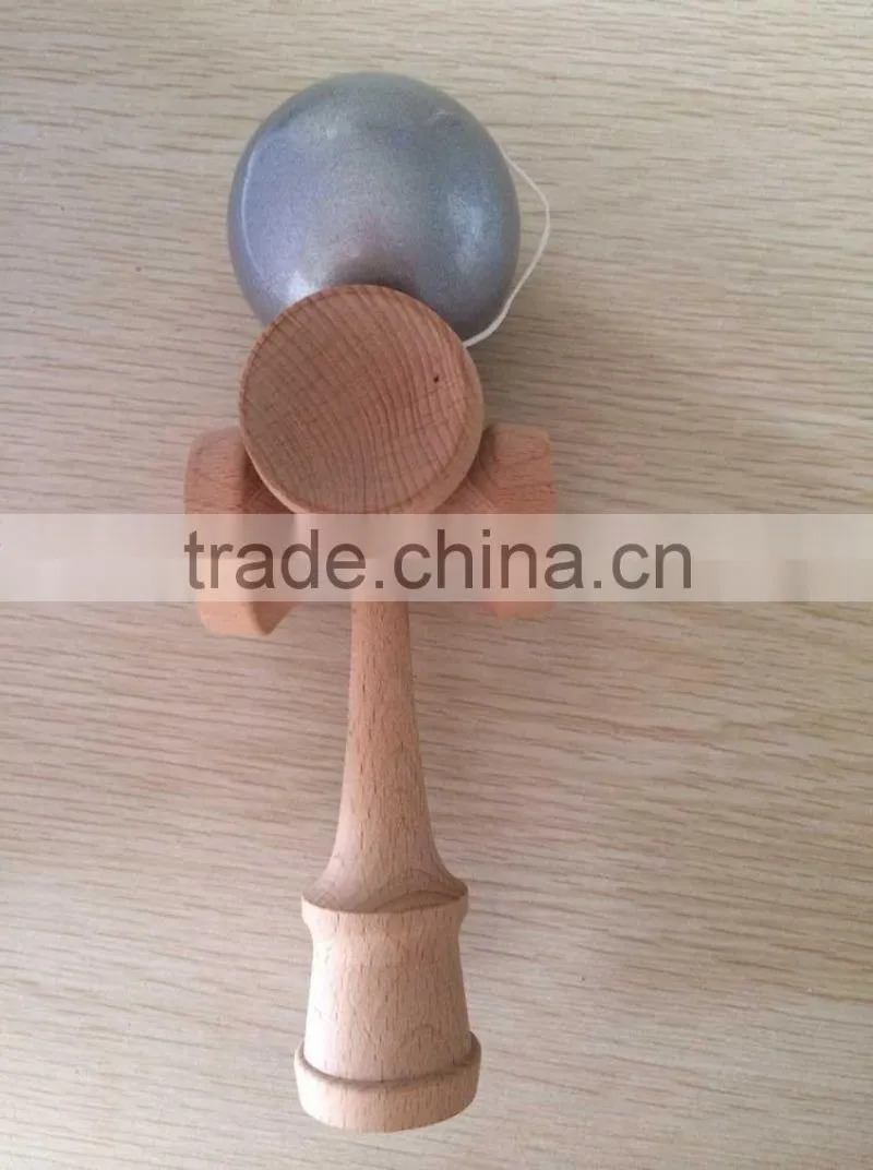 High quality 5 cup wooden kendama skill ball toy for wholesale