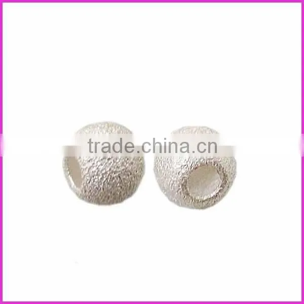 JF9201 925 Sterling Silver Round Ball Beads