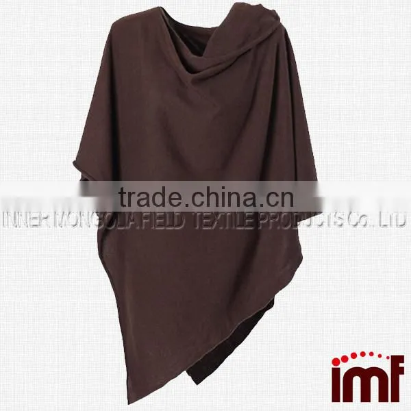 Pure Cashmere Poncho Wrap