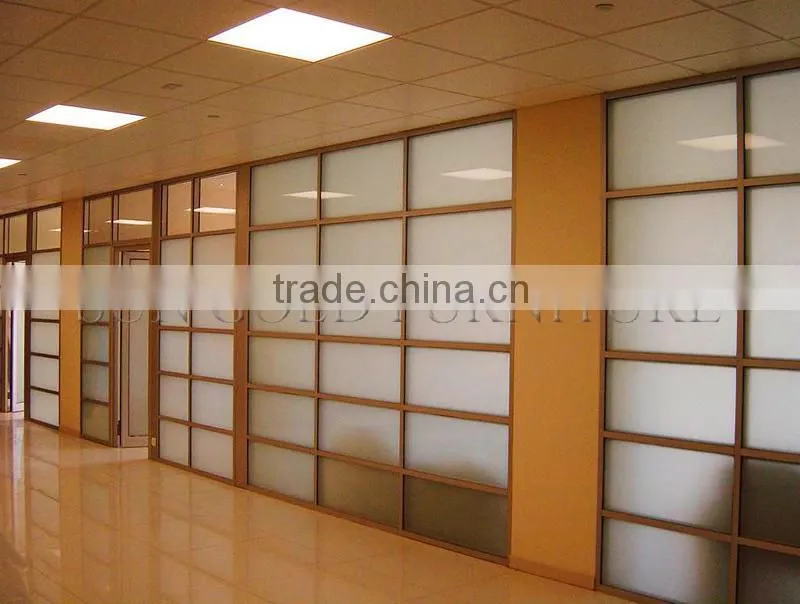 Modern Office Half Board and Glass Types of Partition Walls(SZ-WS642)