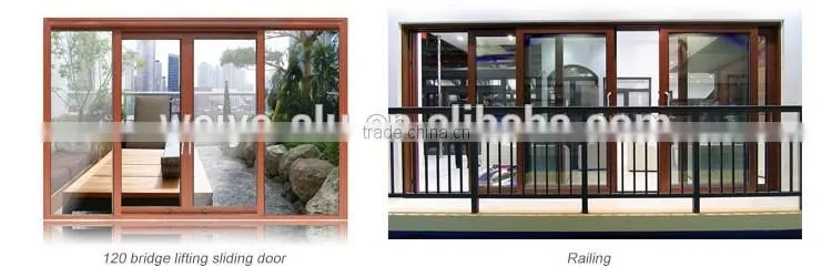 wood finished for outdoor aluminium louvers/shutters