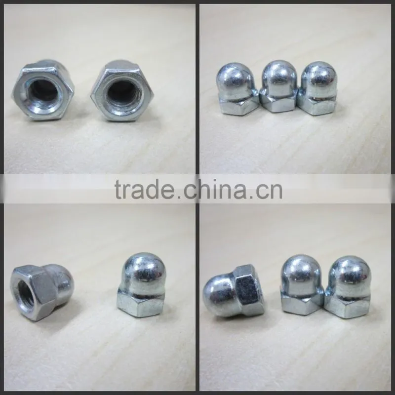 M6 carbon steel acorn nut (DIN1587)