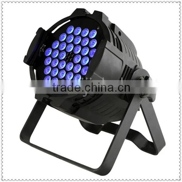 Tri color 36 3w led par64 RGB 3in1 par 64 led