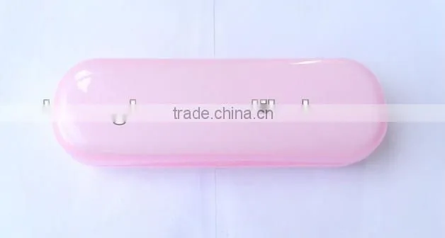 Pink Plastic Eyegwear cases, available for customized logo