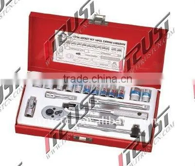 TS2018AAM 1/4"DR 18PCS SOCKET SET TOOL SET