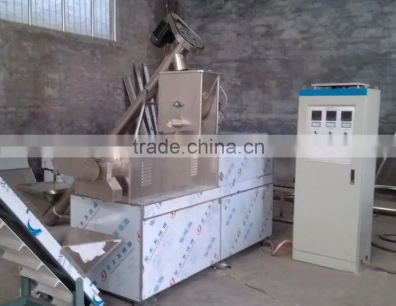 (Skype/Wechat: hnlily07) Twins screw extruded snack stick making machine from Zhengzhou Amisy