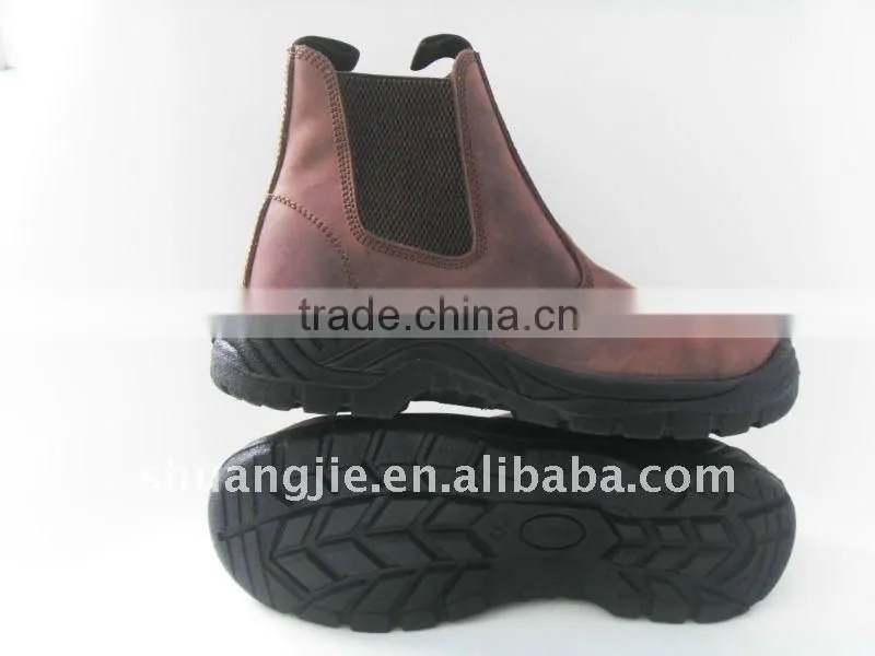 crazy horse leather safety boots 8020