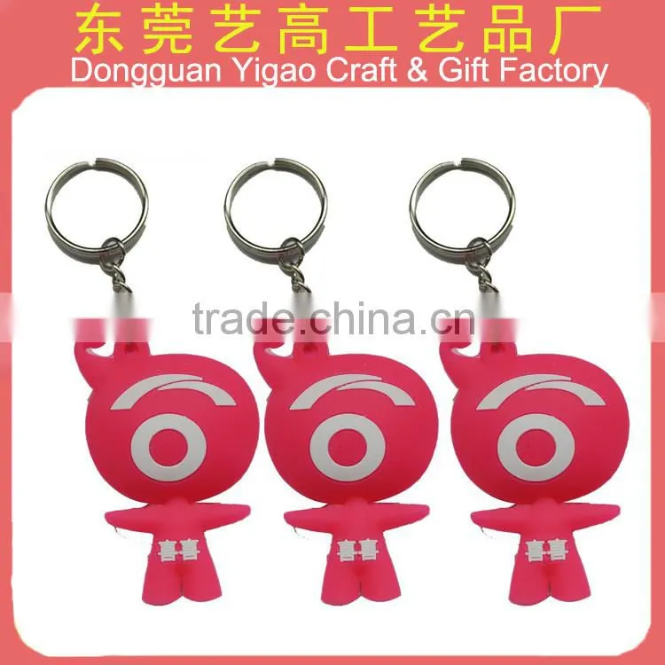 promotion gift soft pvc keychain