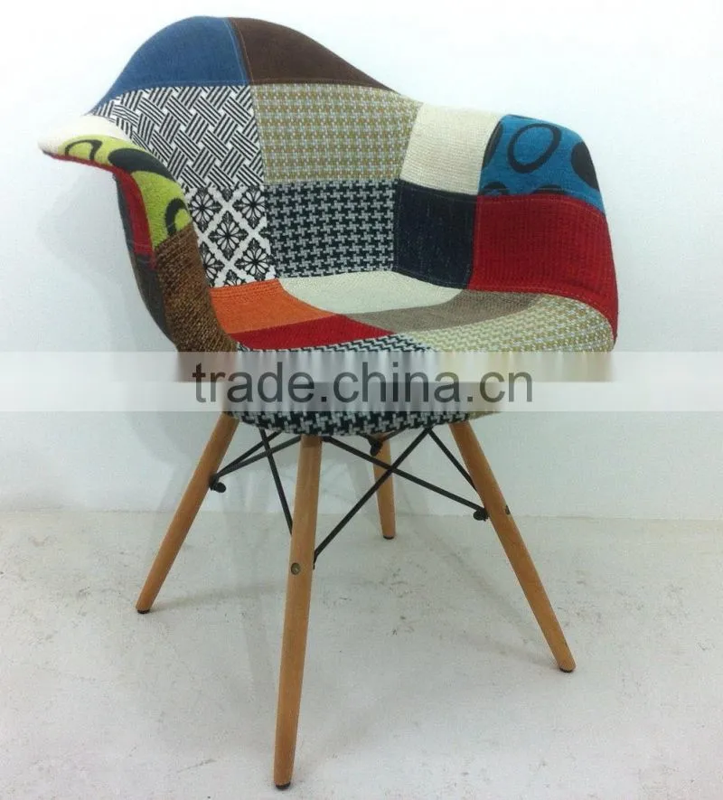 beautiful fabric chair patchwork chairs HYX-809C