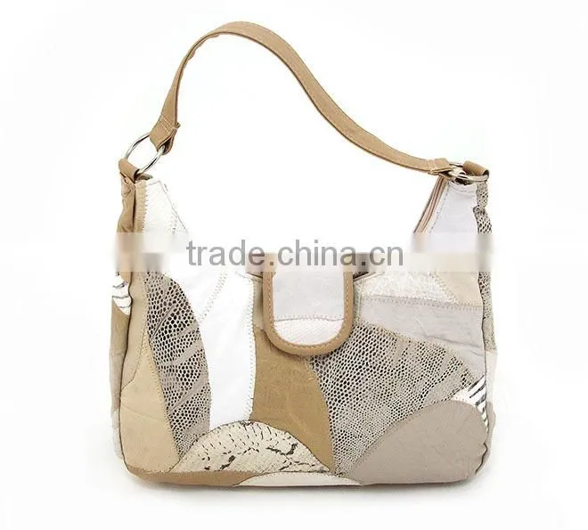 Leather shoulder bag
