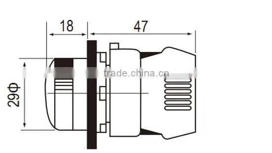 CNTD CE Approved New Products Mini Pushbutton Switch C2LUF