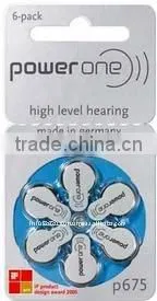 hearing aid batteries power one hot sale zinc air for digital hearing aids
